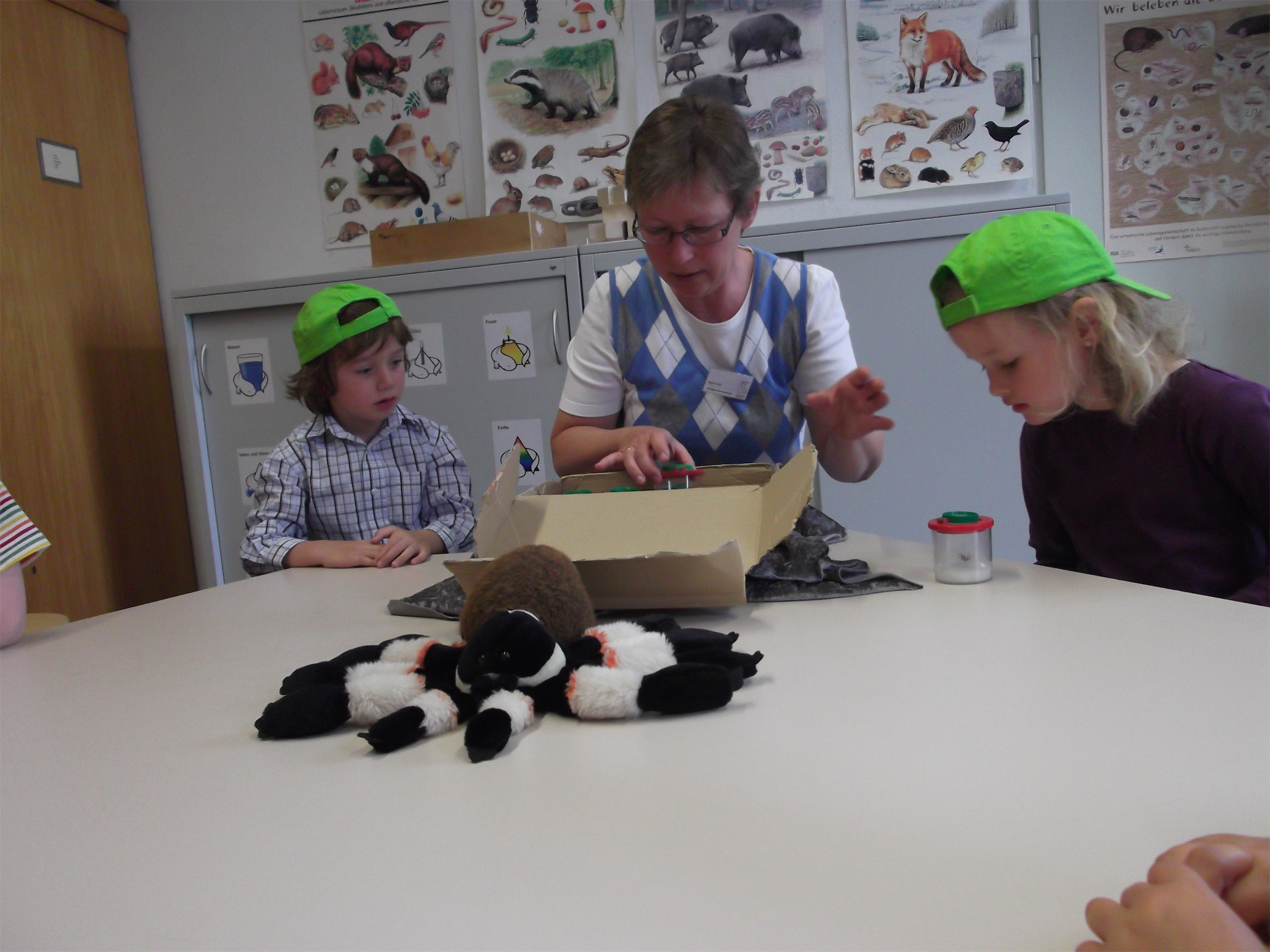 Kuscheln mit der Vogelspinne Olga ist ja sooo schön …