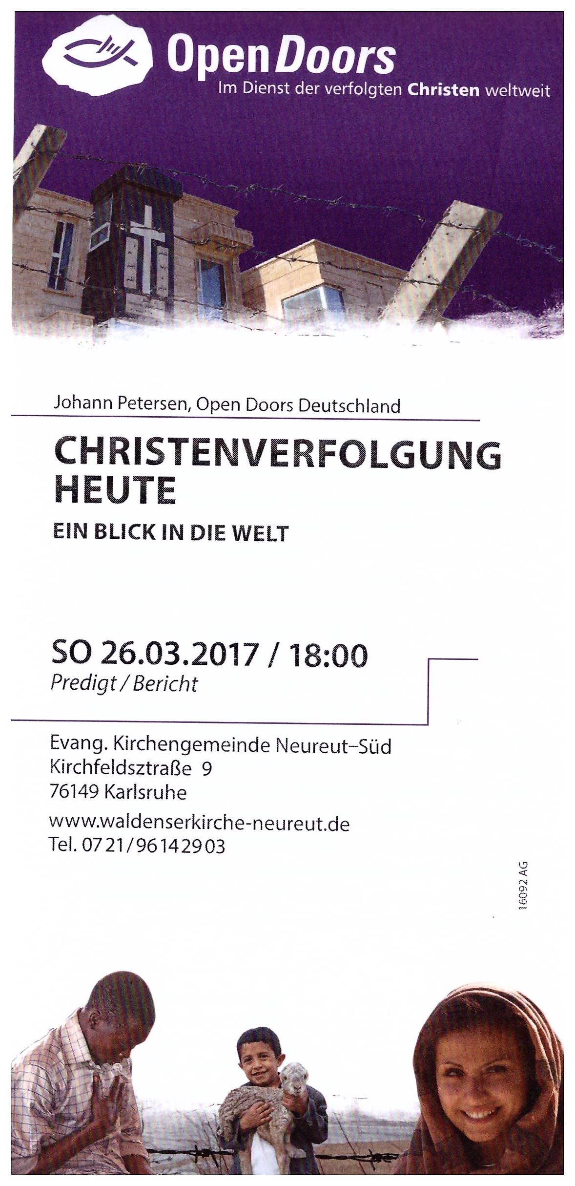 Abendgottesdient mit Open Doors