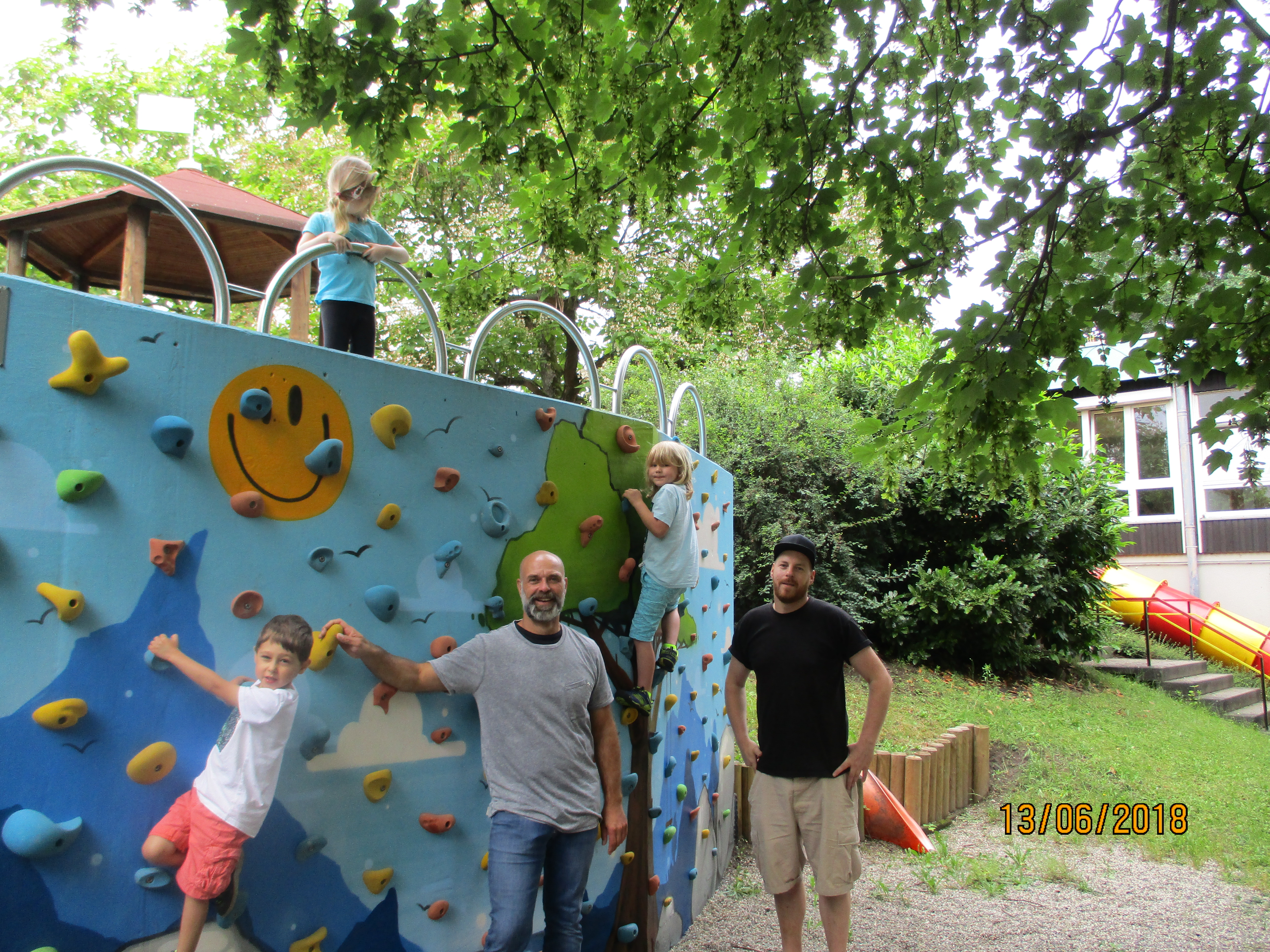 Instandhaltung der Kletterwand