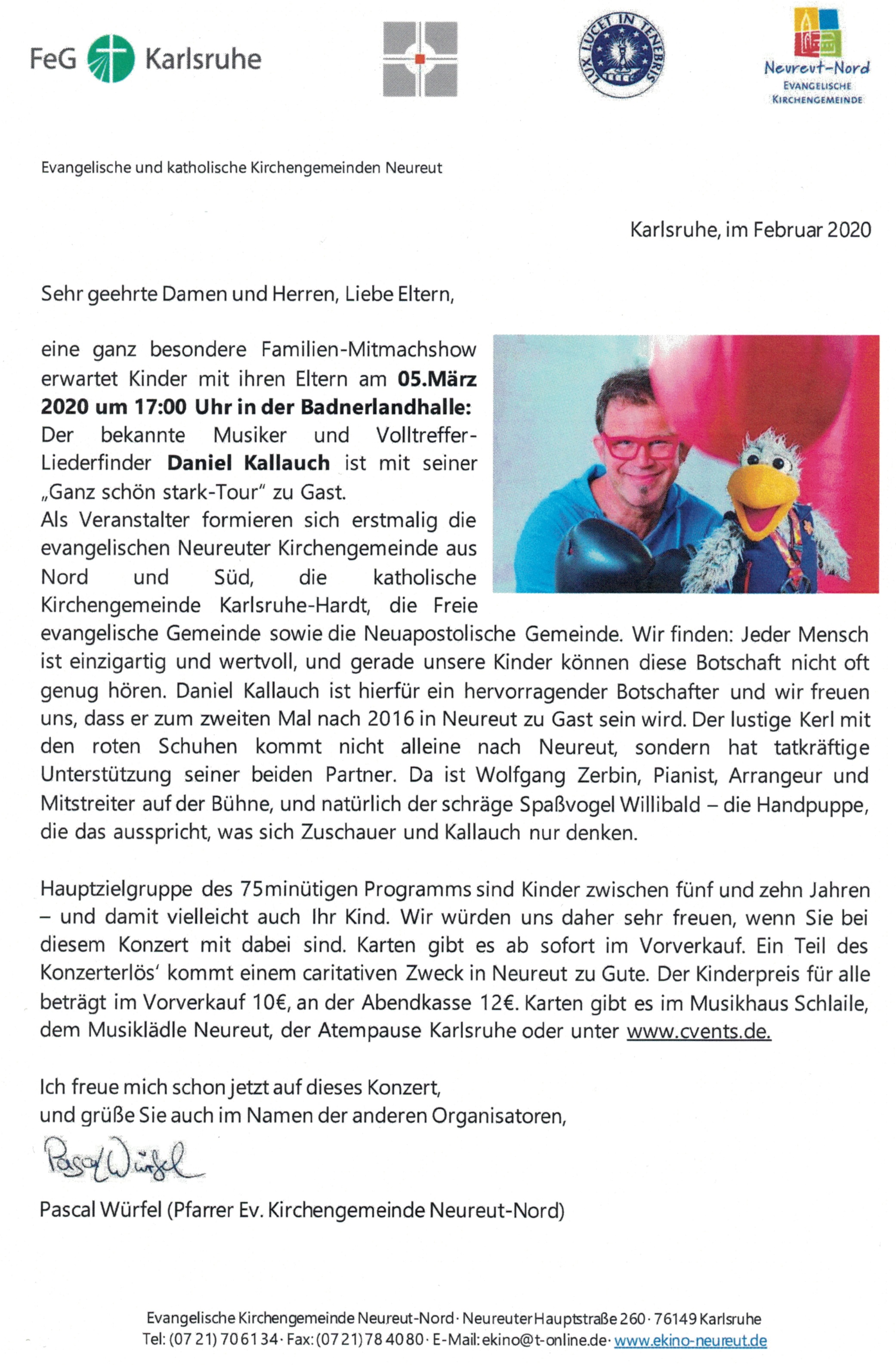 Familien-Mitmachshow Badnerlandhalle 05.03.2020