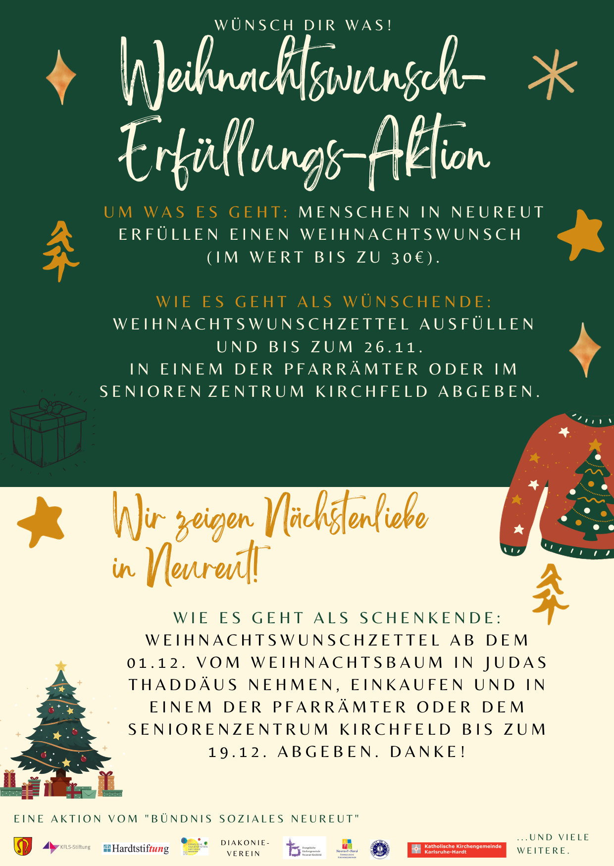 Aktion 'Weihnachtswünsche erfüllen'