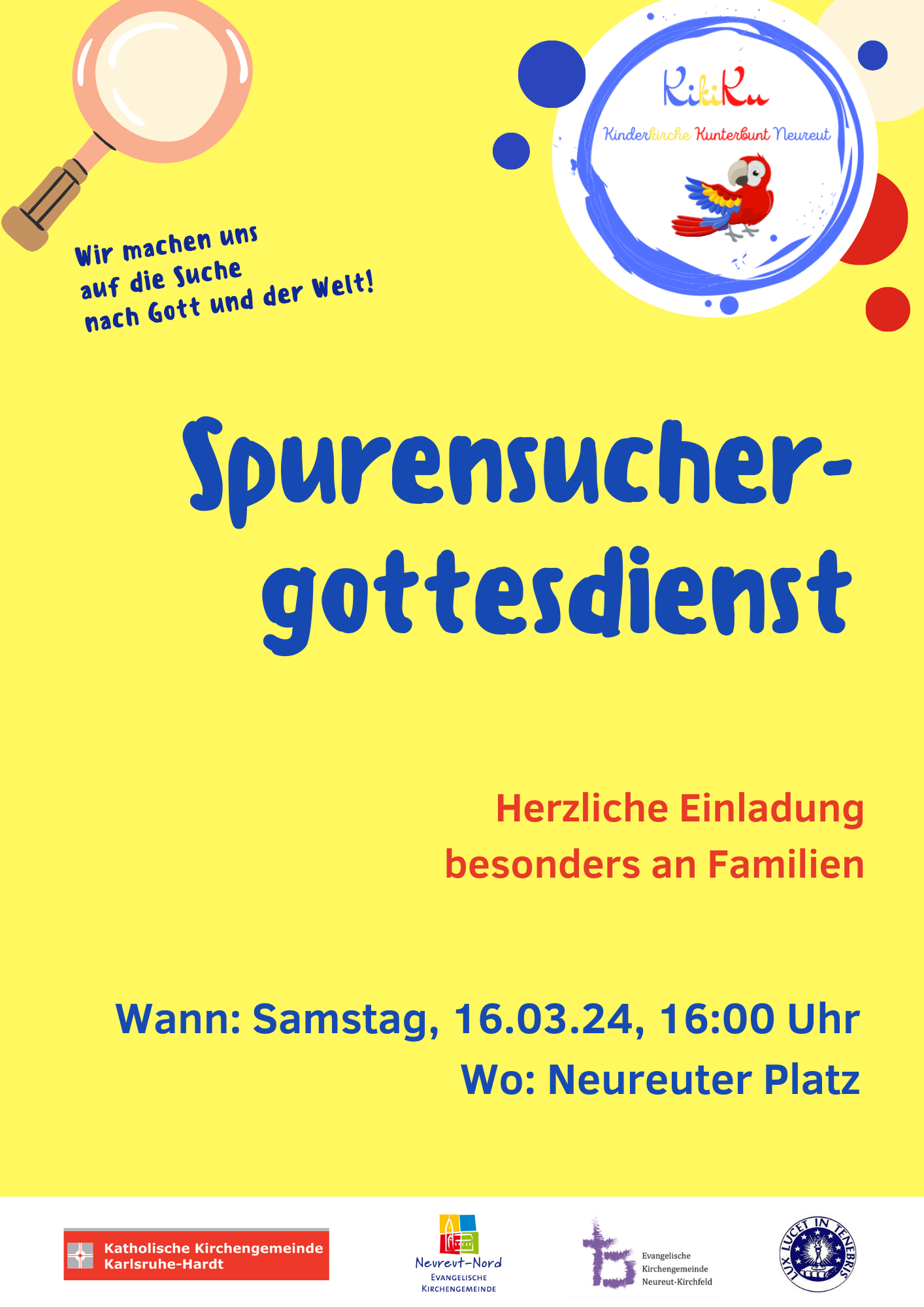 Spurensucher-Gottesdienst