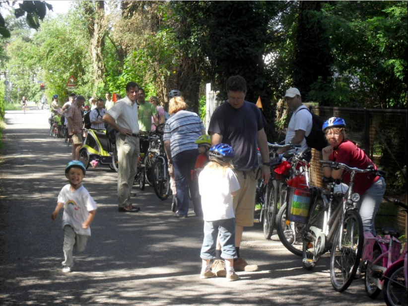 Fahrradausflug zum Waldklassenzimmer